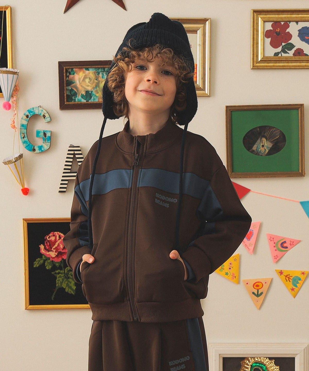 NEW ERA ニューエラ / キッズ KNIT TRAPPER 2025FW 帽子 NAVY ONE SIZE