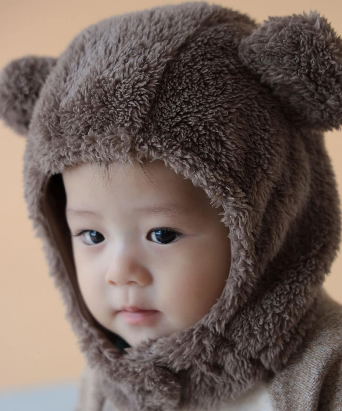 ベビー ボア 耳付き キャップ 2025FW マタニティ・ベビー MOCHA ONE SIZE ベビー ボア 耳付き キャップ 2025FW マタニティ・ベビー MOCHA ONE SIZE