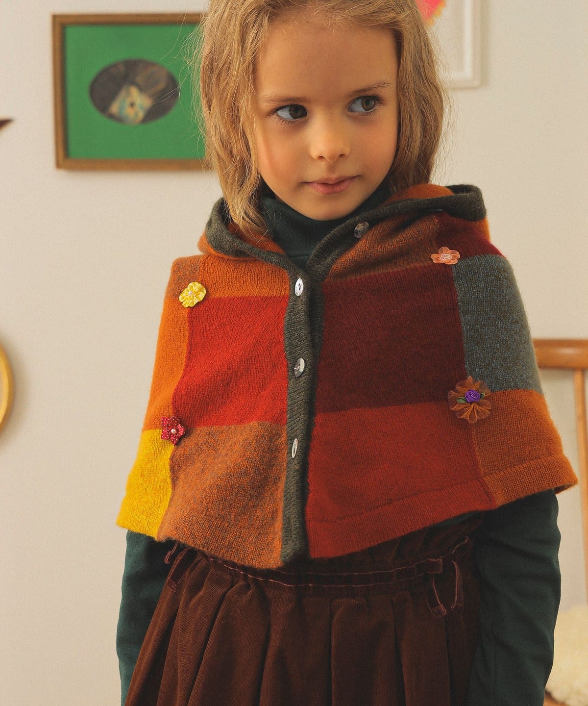 【別注】YanYan ヤンヤン / Check FOOD ケープ 2025FW ファッション雑貨 TOMATO ONE SIZE 【別注】YanYan ヤンヤン / Check FOOD ケープ 2025FW ファッション雑貨 TOMATO ONE SIZE