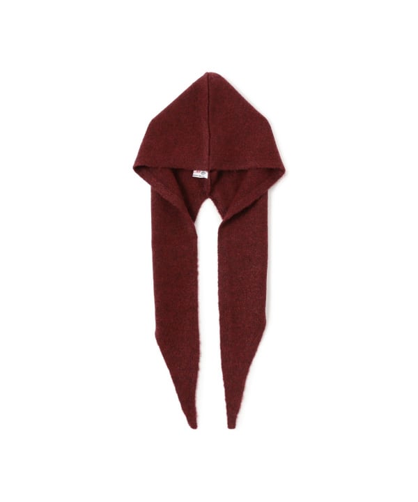 【別注】LOGAN Knitting Mills / Hooded ニット スカーフ