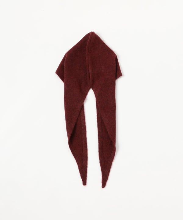 【別注】LOGAN Knitting Mills / Hooded ニット スカーフ