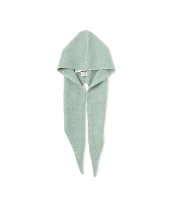 【別注】LOGAN Knitting Mills / Hooded ニット スカーフ