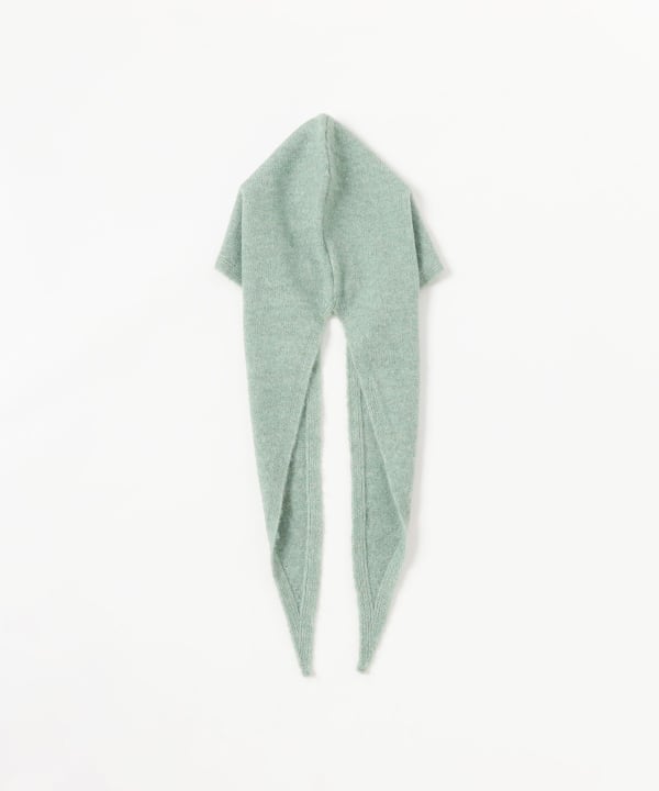 【別注】LOGAN Knitting Mills / Hooded ニット スカーフ