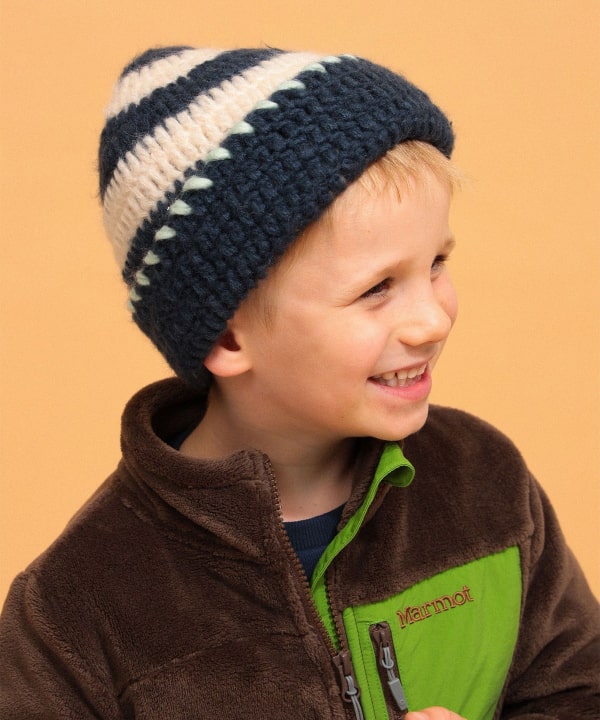 ボーダー ニット キャップ 2026FW