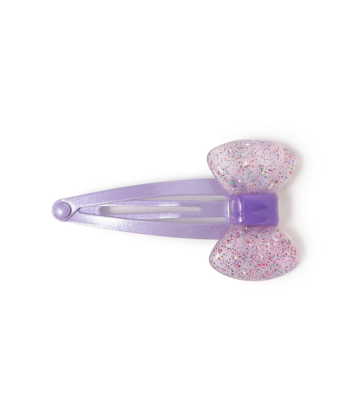 Milk x Soda ミルクソーダ / スパークル リボン クリップ ヘアアクセサリー PURPLE ONE SIZE Milk x Soda ミルクソーダ / スパークル リボン クリップ ヘアアクセサリー PURPLE ONE SIZE