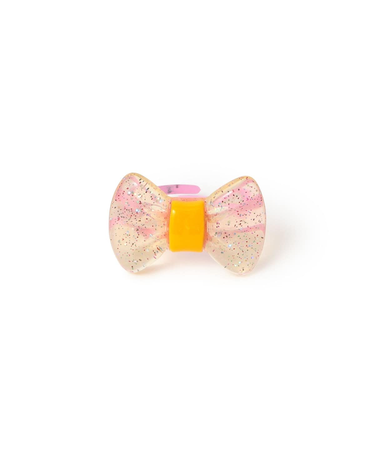 Milk x Soda ミルクソーダ / スパークル リボン リング アクセサリー YELLOW ONE SIZE Milk x Soda ミルクソーダ / スパークル リボン リング アクセサリー YELLOW ONE SIZE