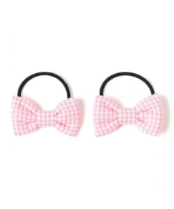 lusikka / ギンガムチェック リボン ヘアゴム