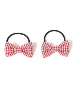 lusikka / ギンガムチェック リボン ヘアゴム