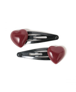 lusikka / ハート ヘアピン