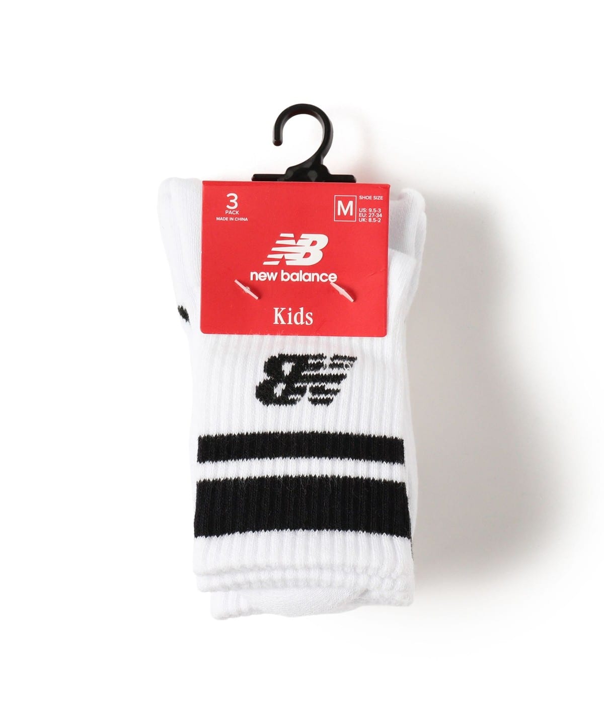 New Balance / キッズ ソックス 3P(13 18cm) レッグウェア WK(ホワイト/ブラック) M(18-21cm) New Balance / キッズ ソックス 3P(13 18cm) レッグウェア WK(ホワイト/ブラック) M(18-21cm)