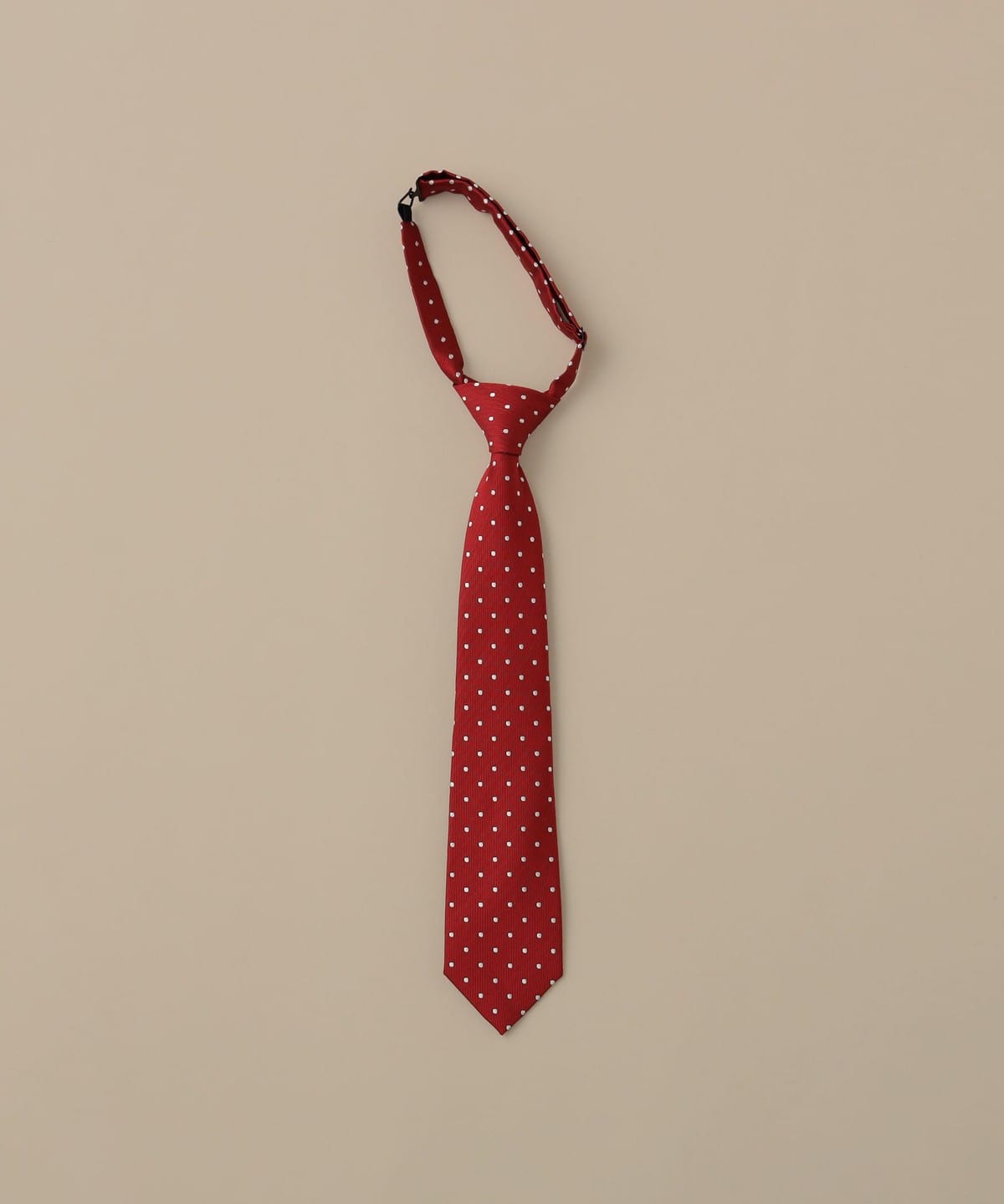 セレモニー キッズ ネクタイ スーツ・ネクタイ ドット③RED ONE SIZE セレモニー キッズ ネクタイ スーツ・ネクタイ ドット③RED ONE SIZE