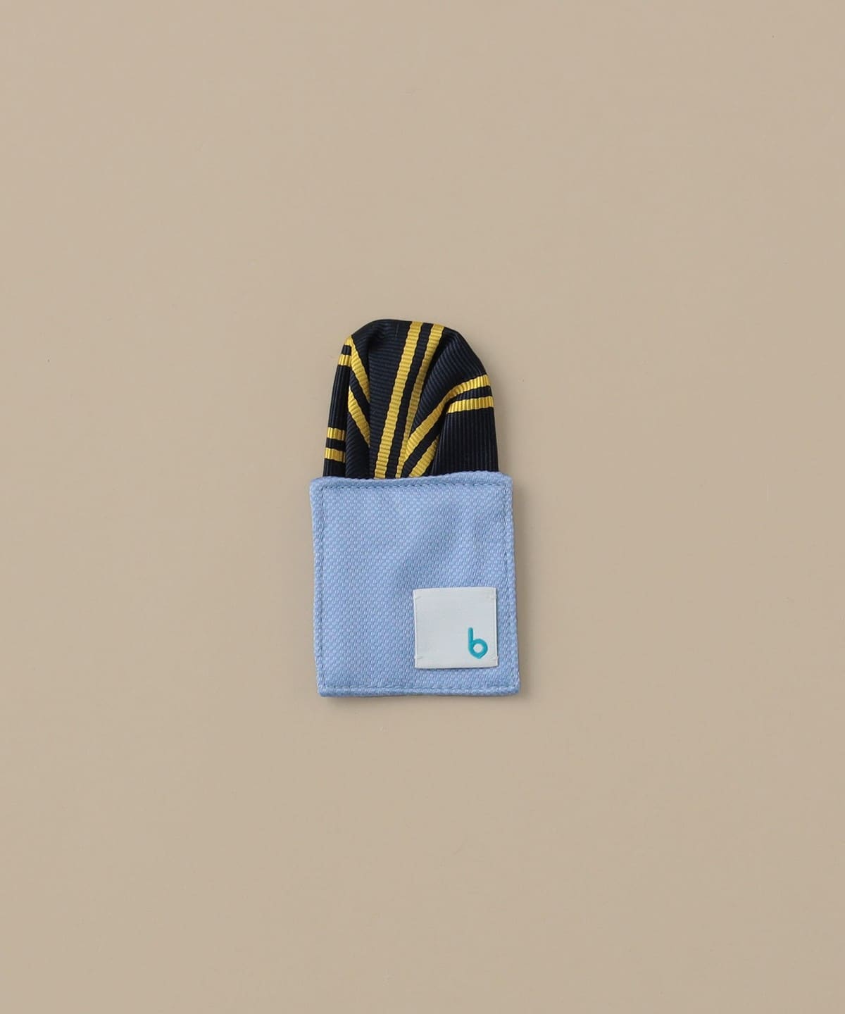 セレモニー キッズ ポケットチーフ スーツ・ネクタイ Wストライプ⑤NAVY×YELLOW ONE SIZE セレモニー キッズ ポケットチーフ スーツ・ネクタイ Wストライプ⑤NAVY×YELLOW ONE SIZE