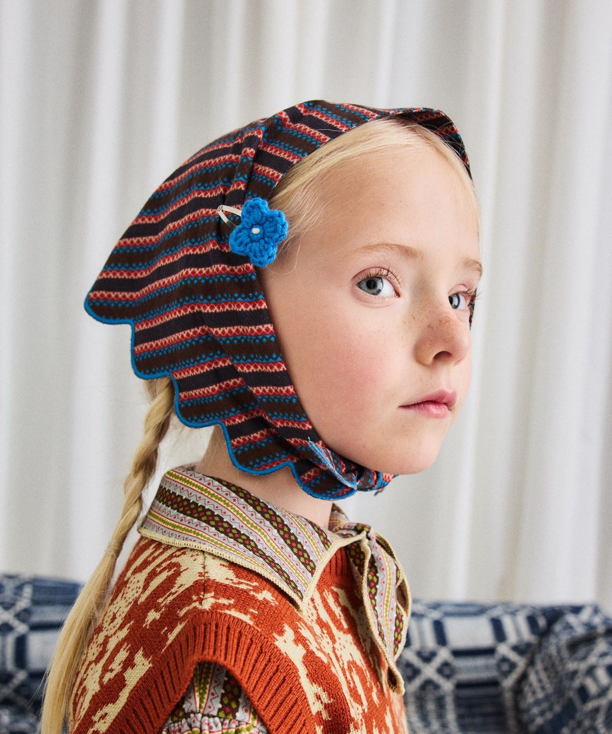 Misha & Puff スカラップスカーフ　2025ss windowbox Misha&Puff 25 SUMMER〉Scallop Scarf 