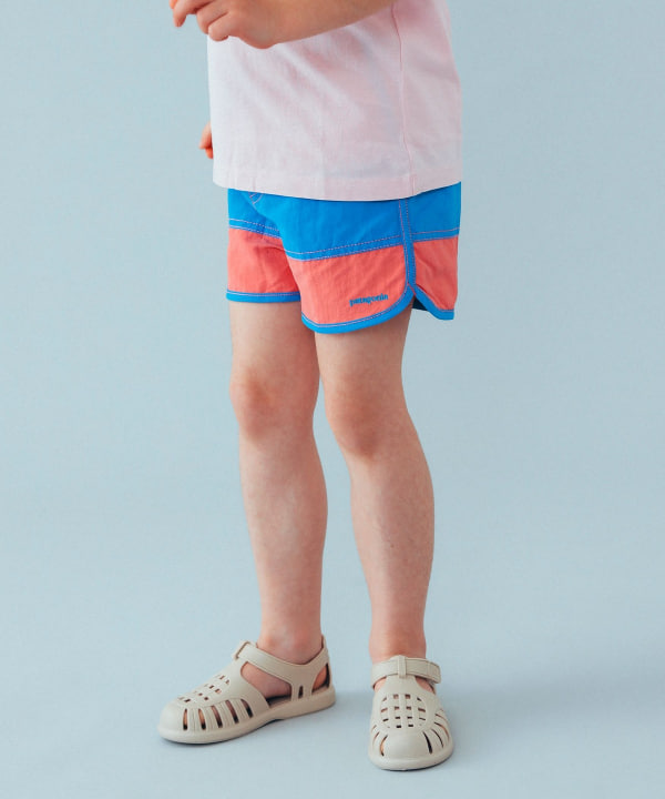 Patagonia kids スノーショートパンツ グリーン ウィンタースポーツ