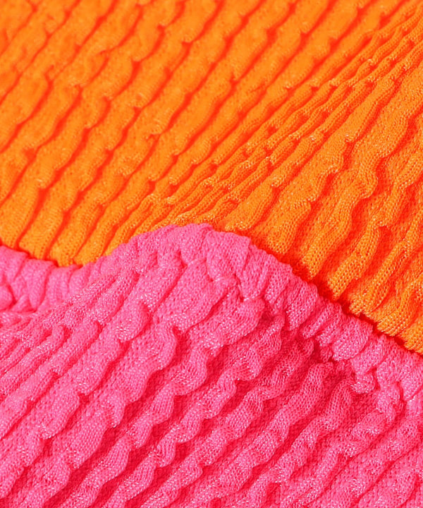 【8/13再値下げ】SEAESTA SURF / Crinkle Color Block Two Piece Swimsuit（3～8才）