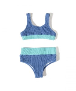 SEAESTA SURF / Crinkle Color Block Two Piece Swimsuit（3～8才）