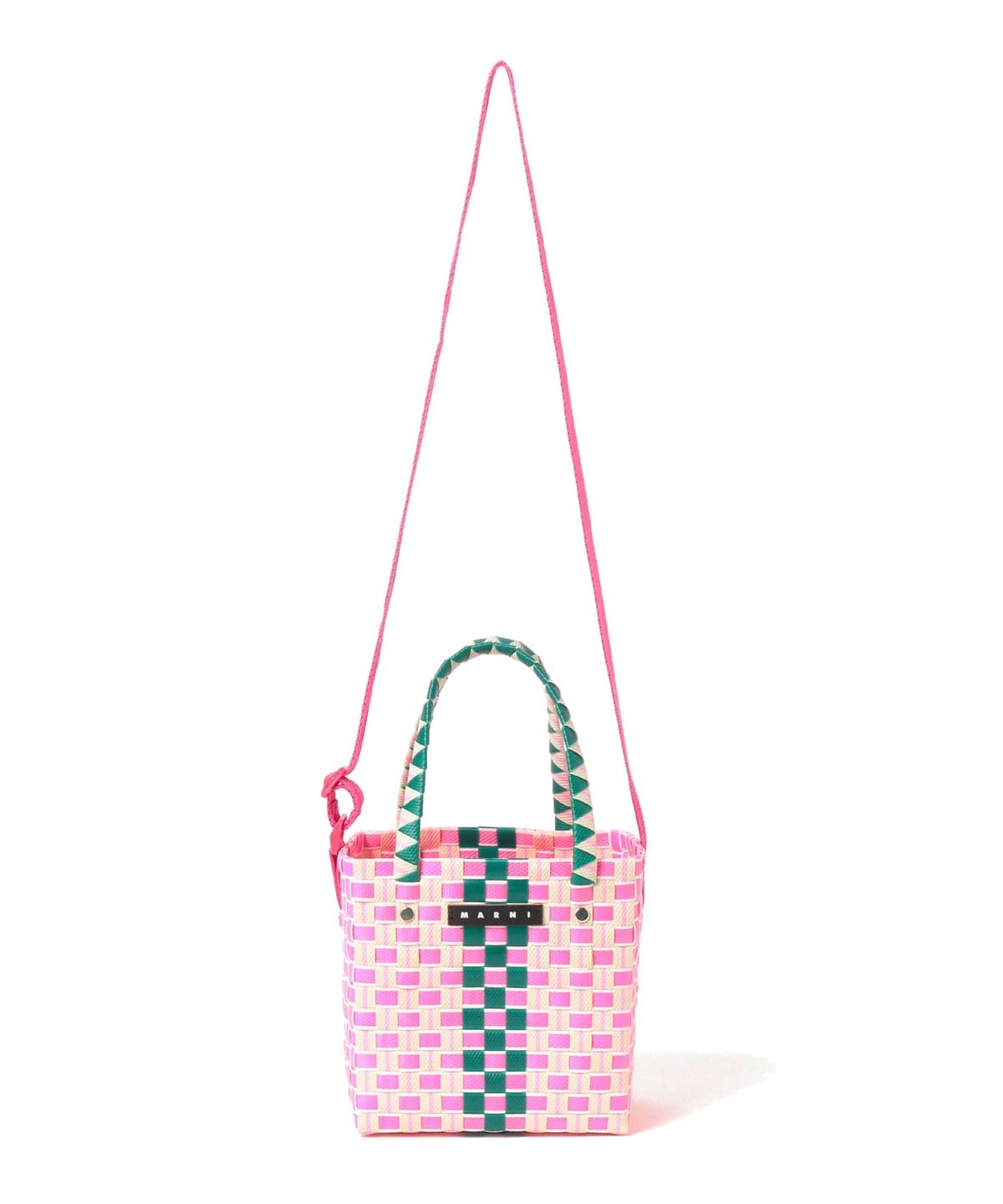 MARNI マルニ / Box Basket ショルダーバッグ 2025SS バッグ PINK ONE SIZE MARNI マルニ / Box Basket ショルダーバッグ 2025SS バッグ PINK ONE SIZE