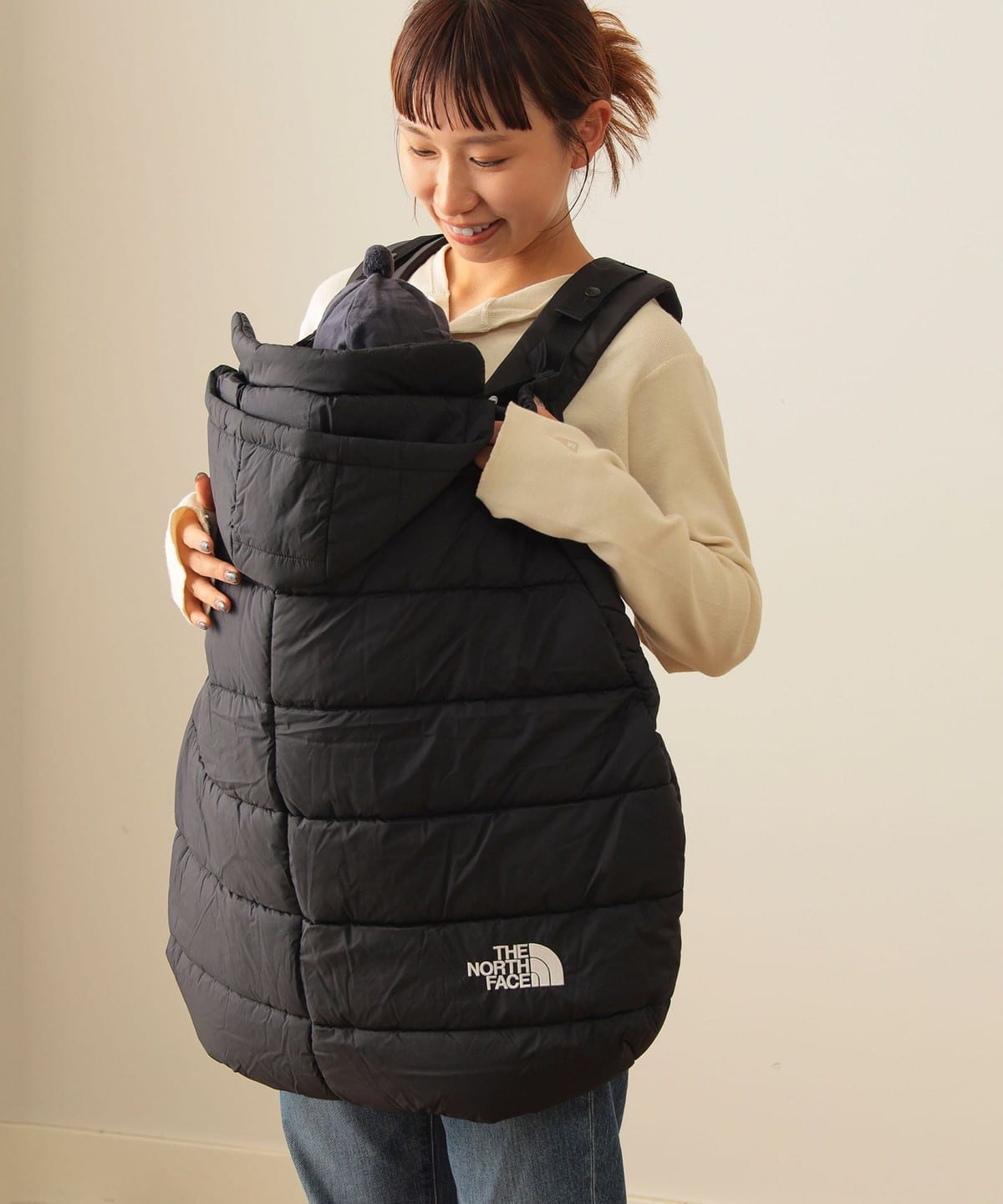 ◾️新品タグ　beams ザノースフェイス　ベビーシェル　オリーブ こども ビームス（こども ビームス）THE NORTH FACE / ベビー