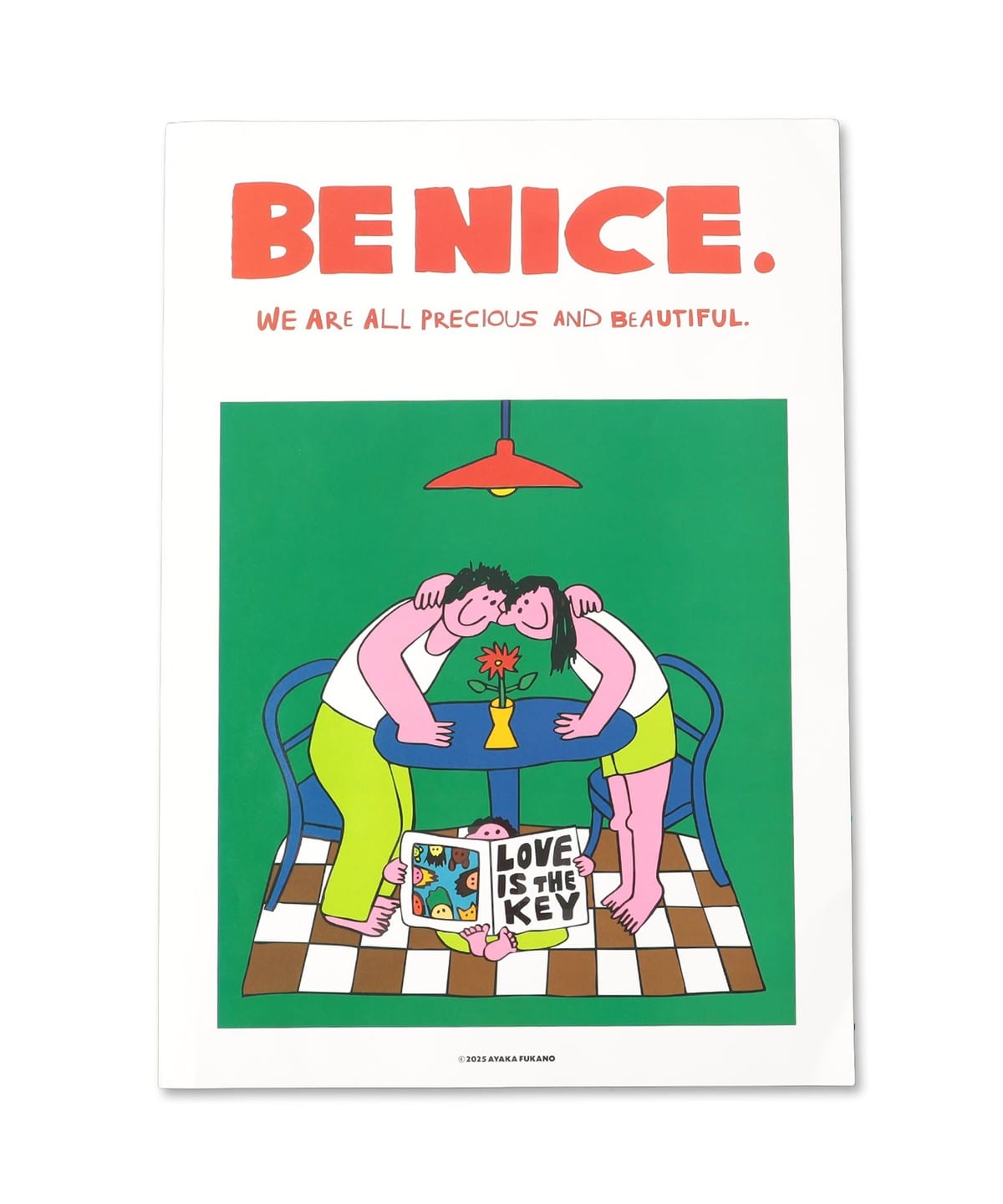 【別注】AYAKA FUKANO / ポスター 2025(A2) 雑貨・ホビー BE NICE(GREEN) ONE SIZE 【別注】AYAKA FUKANO / ポスター 2025(A2) 雑貨・ホビー BE NICE(GREEN) ONE SIZE