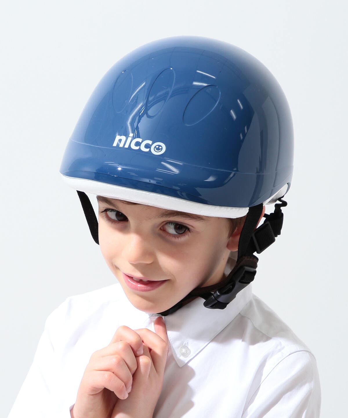【別注】nicco ニコ/ キッズ ヘルメット (49 54cm) アウトドア・スポーツ D. BLUE 約49-54cm 【別注】nicco ニコ/ キッズ ヘルメット (49 54cm) アウトドア・スポーツ D. BLUE 約49-54cm