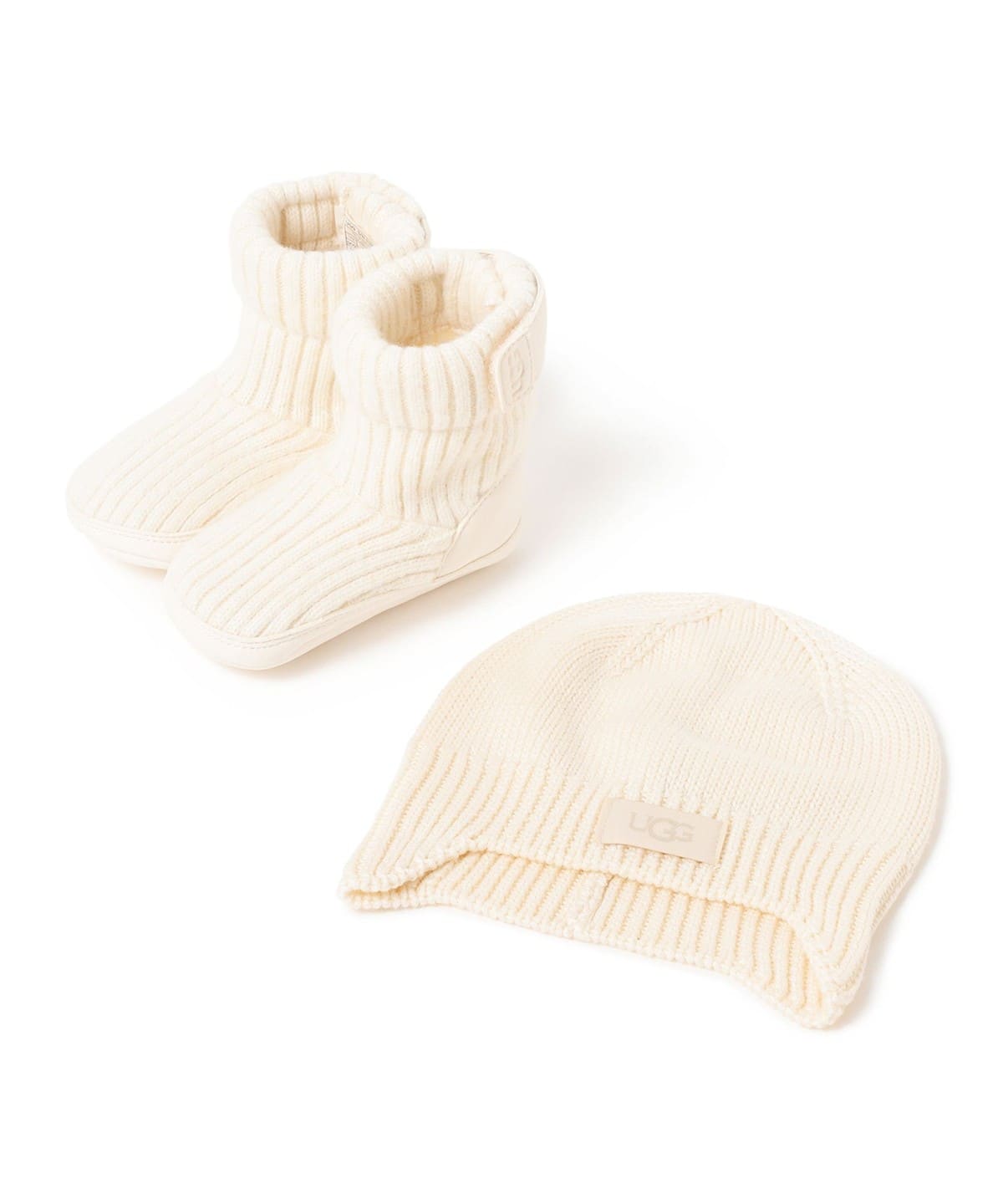 UGG(R) アグ / ベビー Skylar and UGG Beanie(9 12.5cm) マタニティ・ベビー CREAM 9 UGG(R) アグ / ベビー Skylar and UGG Beanie(9 12.5cm) マタニティ・ベビー CREAM 9