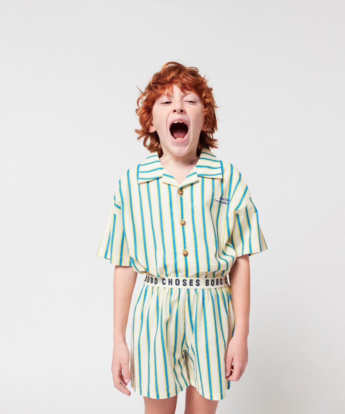 【モアバリエーション開催】BOBO CHOSES ボボショーズ / ラウンジウェア コレクション 開襟 ストライプ 上下セット 2025SS(2 9才) アンダーウェア・着物 YELLOW 2-3Y 【モアバリエーション開催】BOBO CHOSES ボボショーズ / ラウンジウェア コレクション 開襟 ストライプ 上下セット 2025SS(2 9才) アンダーウェア・着物 YELLOW 2-3Y