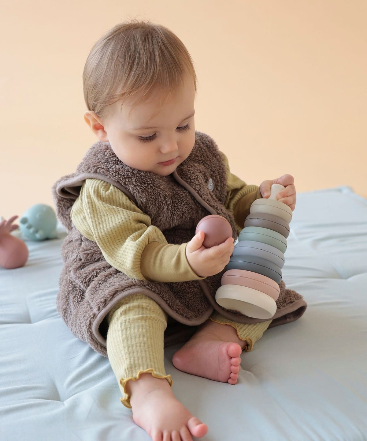 ベビー おやすみ ベスト 2025( 90cm) マタニティ・ベビー MOCHA 90 ベビー おやすみ ベスト 2025( 90cm) マタニティ・ベビー MOCHA 90