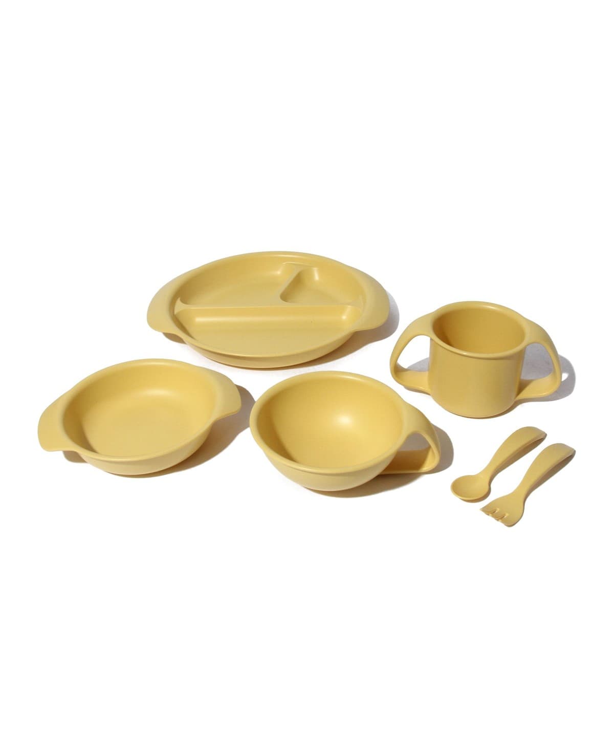 iiwan イイワン / お食事 セット 食器・キッチン・食品 イエロー ONE SIZE iiwan イイワン / お食事 セット 食器・キッチン・食品 イエロー ONE SIZE