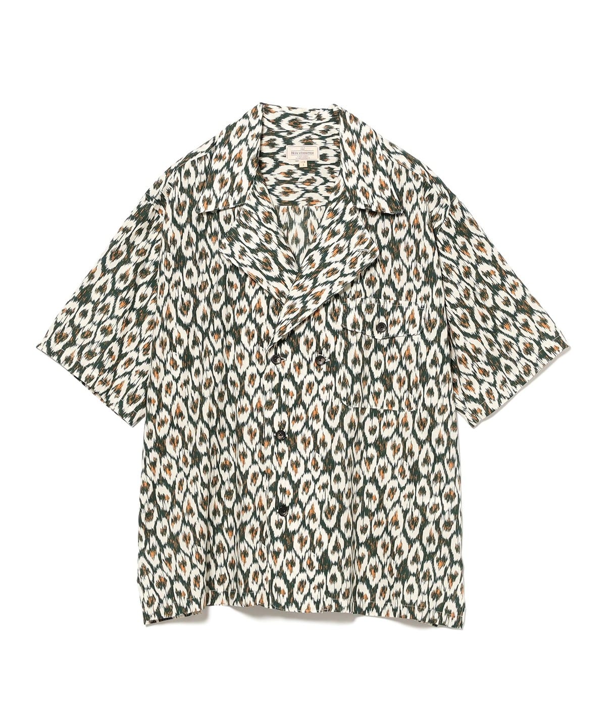 NEZU YOHINTEN / バケーション プリントシャツ シャツ・ブラウス MEN GREEN M NEZU YOHINTEN / バケーション プリントシャツ シャツ・ブラウス MEN GREEN M