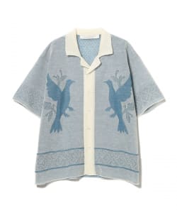 ASEEDONCLOUD / Bird's ditty polo ニットカーディガン