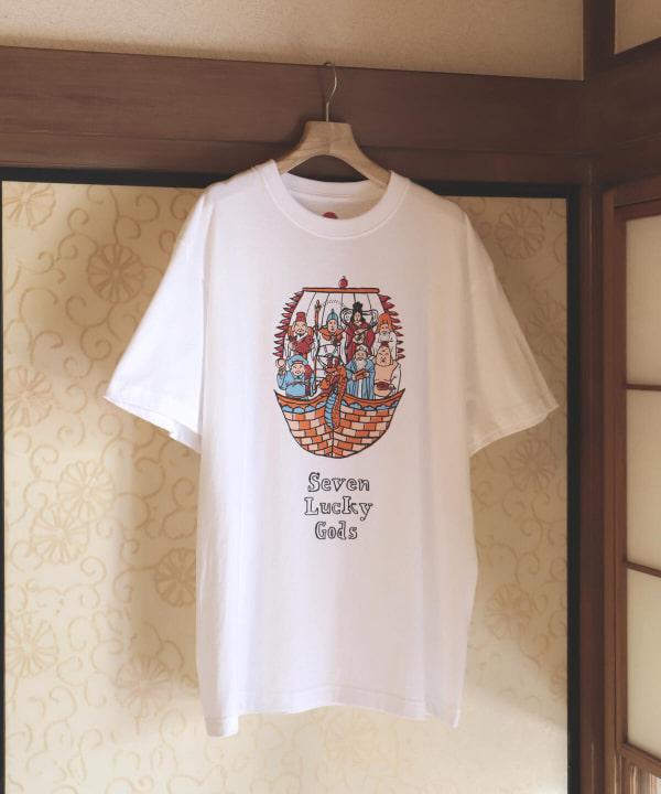 Beams Japan ビームス ジャパン Unisex Naijel Graph Beams Japan 別注 七福神 Tシャツ All Stars Tシャツ カットソー Tシャツ 通販 Beams