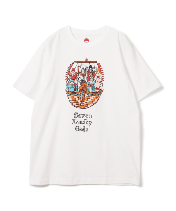 Beams Japan ビームス ジャパン Unisex Naijel Graph Beams Japan 別注 七福神 Tシャツ All Stars Tシャツ カットソー Tシャツ 通販 Beams