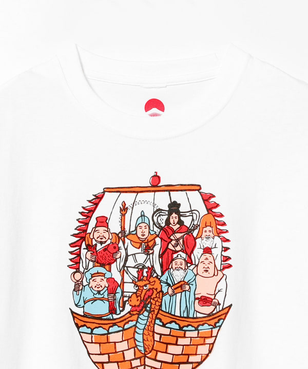 Beams Japan ビームス ジャパン Unisex Naijel Graph Beams Japan 別注 七福神 Tシャツ All Stars Tシャツ カットソー Tシャツ 通販 Beams