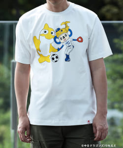 中日新聞 × 名古屋グランパス × BEAMS JAPAN / 別注 なごやだいすき グランパスくん ＆ ドアラ Tシャツ