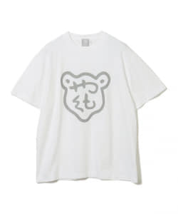 【八雲】BEAMS JAPAN / 木彫り熊マーク Tシャツ