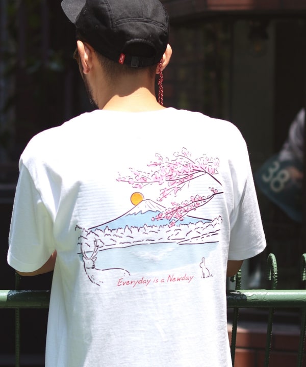 BEAMS JAPAN（ビームス ジャパン）【別注】富士山 Tシャツ（Tシャツ・カットソー プリントTシャツ）通販｜BEAMS