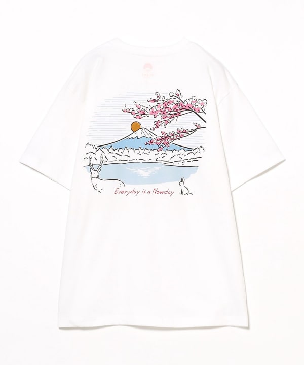 BEAMS JAPAN（ビームス ジャパン）富士山 Tシャツ（Tシャツ