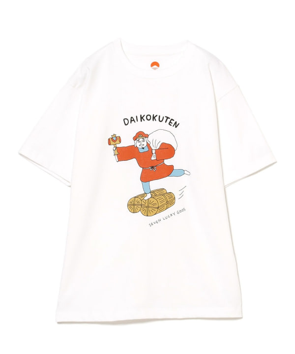 BEAMS シャツ BEAMS JAPAN (BEAMS JAPAN) [Special order] Seven Lucky Gods T-shirt