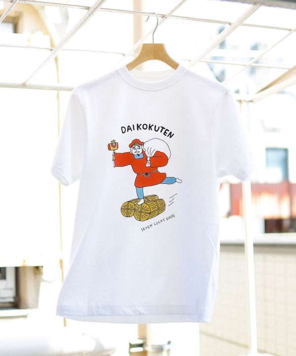 BEAMS JAPAN (BEAMS JAPAN) [Special order] Seven Lucky Gods T-shirt
