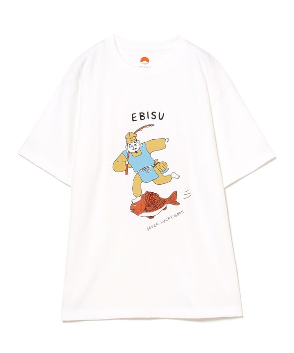 BEAMS JAPAN [別注BEAMS JAPAN] 七幸運神的 T 卹（T 卹、裁剪和縫製