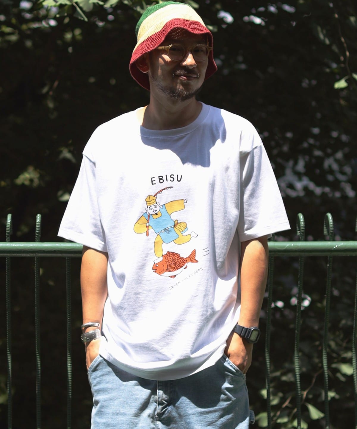 【別注】七福神 Tシャツ Tシャツ・カットソー MEN 恵比寿 M 【別注】七福神 Tシャツ Tシャツ・カットソー MEN 恵比寿 M