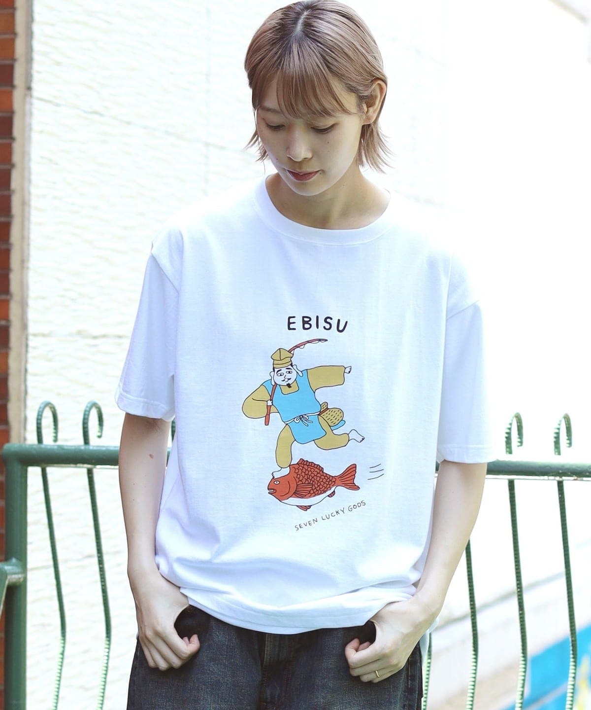 【別注】七福神 Tシャツ Tシャツ・カットソー MEN 恵比寿 M 【別注】七福神 Tシャツ Tシャツ・カットソー MEN 恵比寿 M