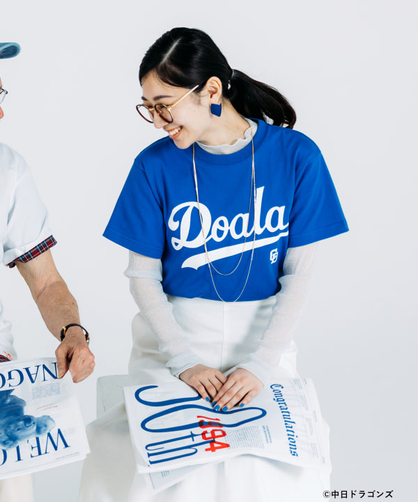 BEAMS JAPAN（ビームス ジャパン）【別注】【大名古屋展】中日新聞 / Doala ドアラTシャツ（Tシャツ・カットソー プリントT シャツ）通販｜BEAMS