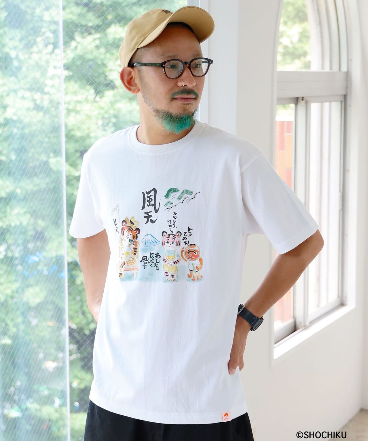 BEAMS JAPAN（ビームス ジャパン）【男はつらいよ】ビームス篇 いぬんこ 描き下ろしイラスト Tシャツ（Tシャツ・カットソー プリントTシャツ ）通販｜BEAMS