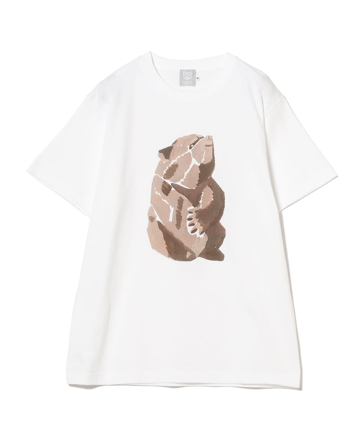 【八雲】木彫り熊 イラスト Tシャツ Tシャツ・カットソー MEN MOPPO S 【八雲】木彫り熊 イラスト Tシャツ Tシャツ・カットソー MEN MOPPO S