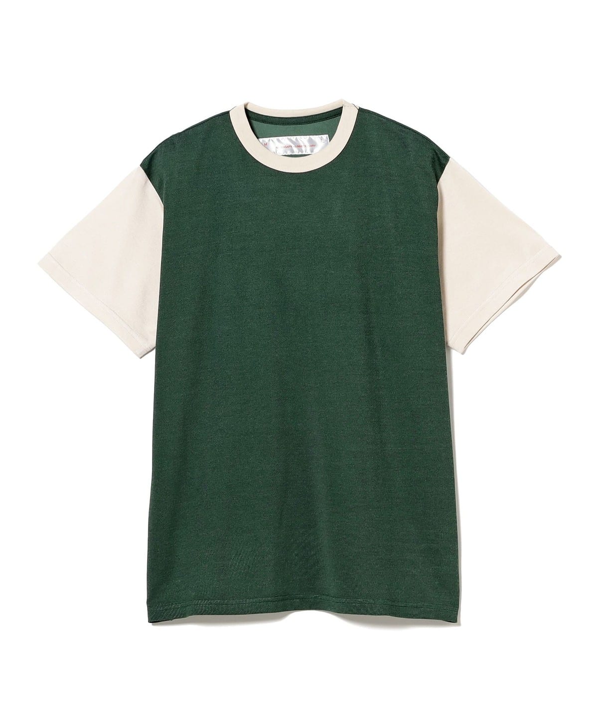 NECESSARY or UNNECESSARY ネセサリーオアアンネセサリー / FOOT BALL Tシャツ Tシャツ・カットソー MEN GREEN/WHITE XL NECESSARY or UNNECESSARY ネセサリーオアアンネセサリー / FOOT BALL Tシャツ Tシャツ・カットソー MEN GREEN/WHITE XL