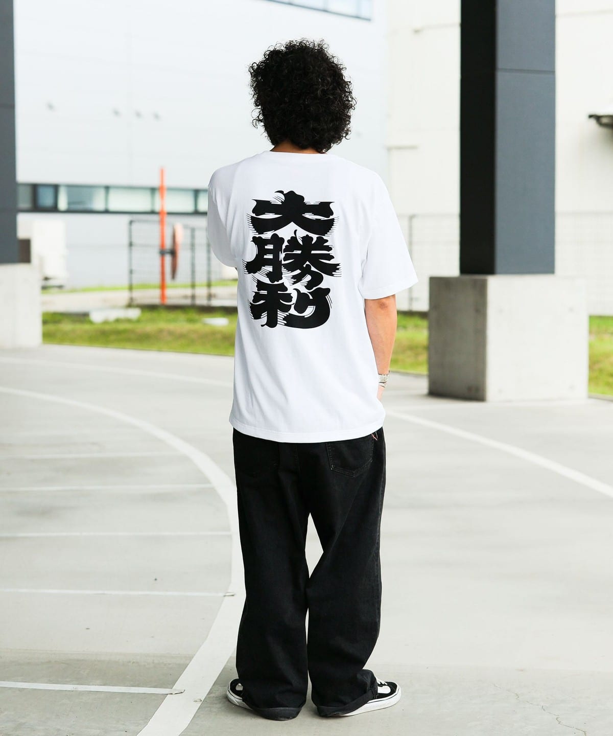 【新品】beams JapanビームスTシャツ　白黒S size2枚セット BEAMS JAPAN（BEAMS JAPAN）大勝利鬍子字母T卹（T卹，裁剪縫製，印花T