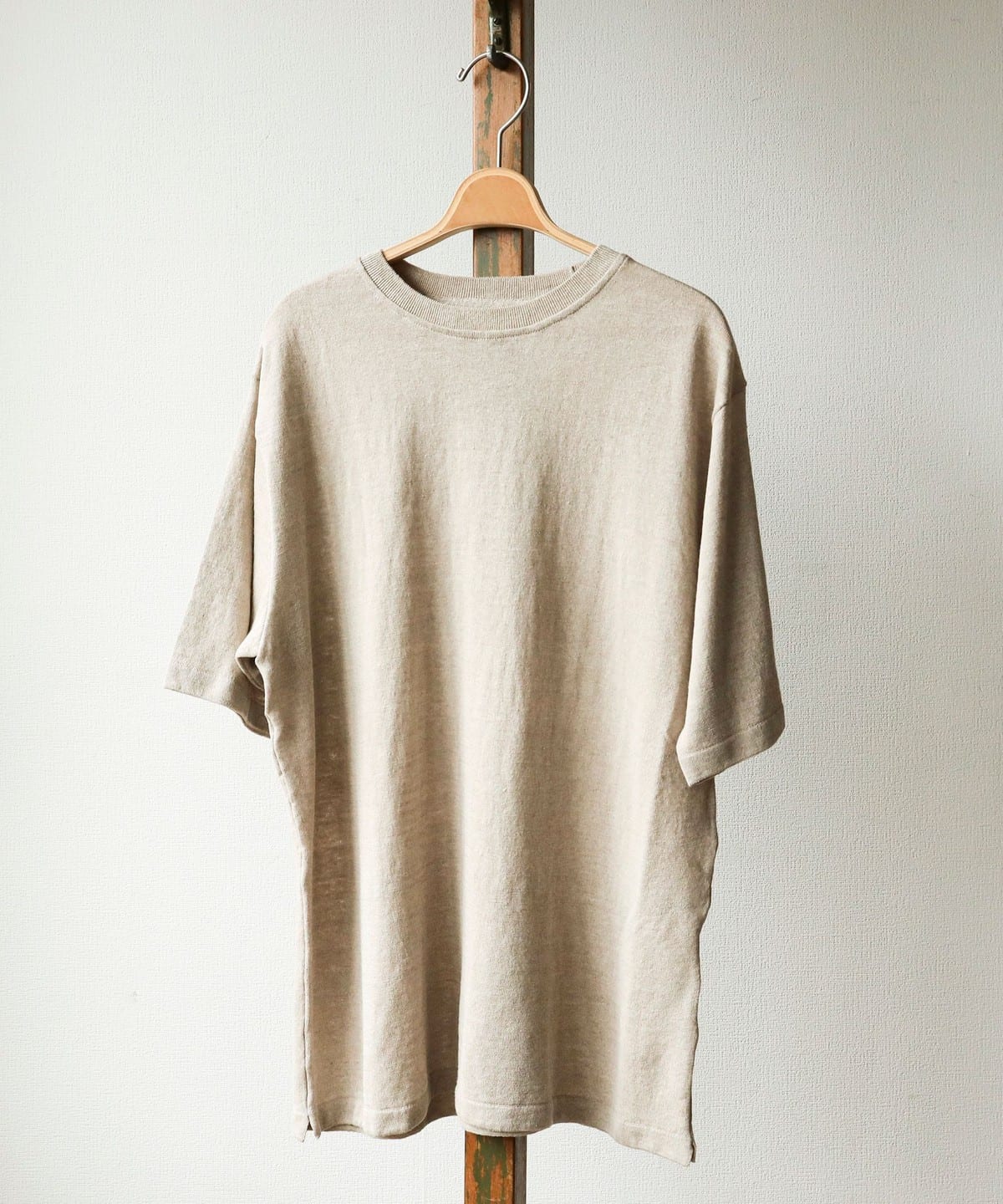 fennica（フェニカ）Yonetomi / AMA LINEN KNIT TEE リネン Tシャツ（T 