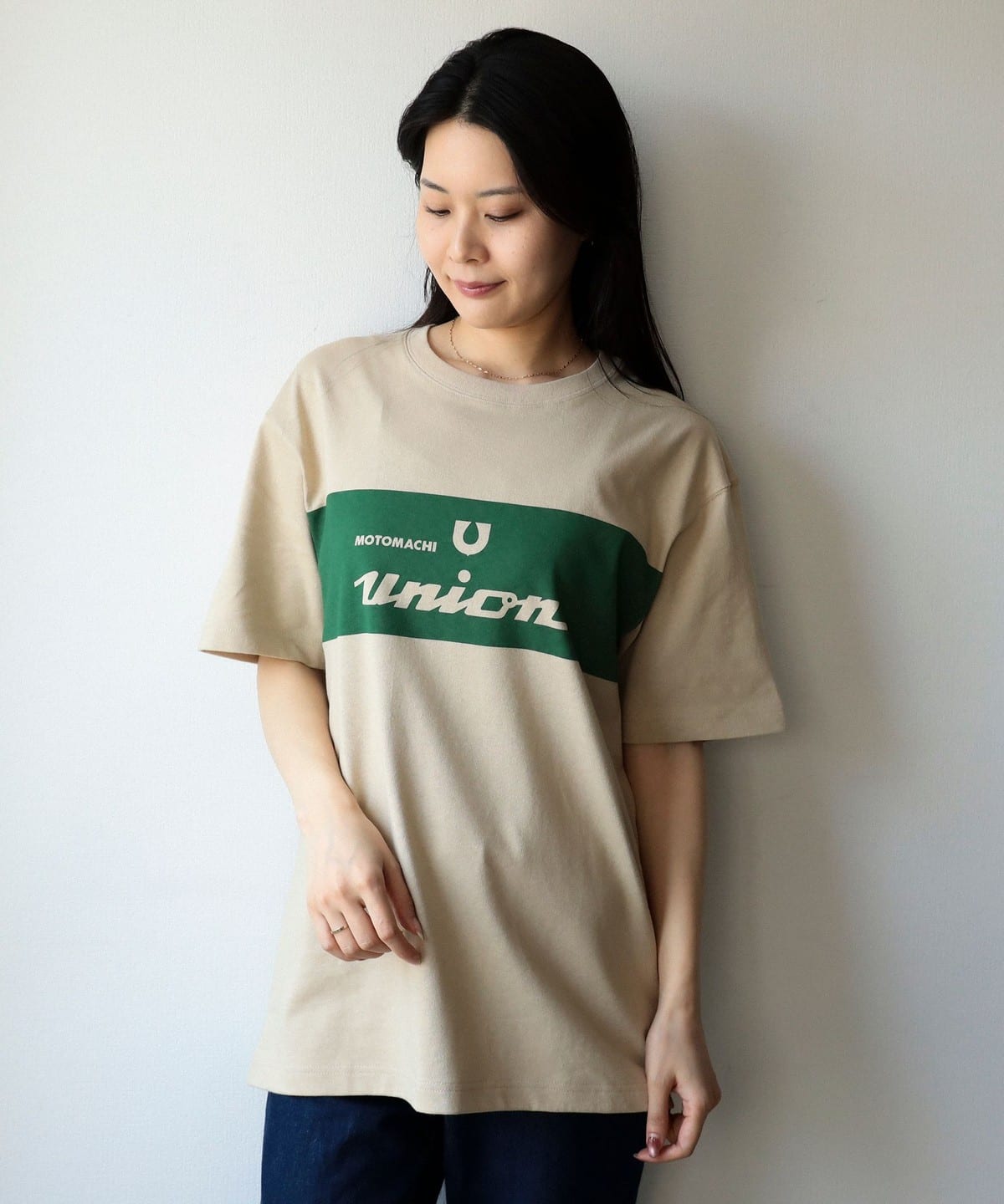 BEAMS JAPAN（ビームス ジャパン）【別注】MOTOMACHI UNION / LOGO TEE
