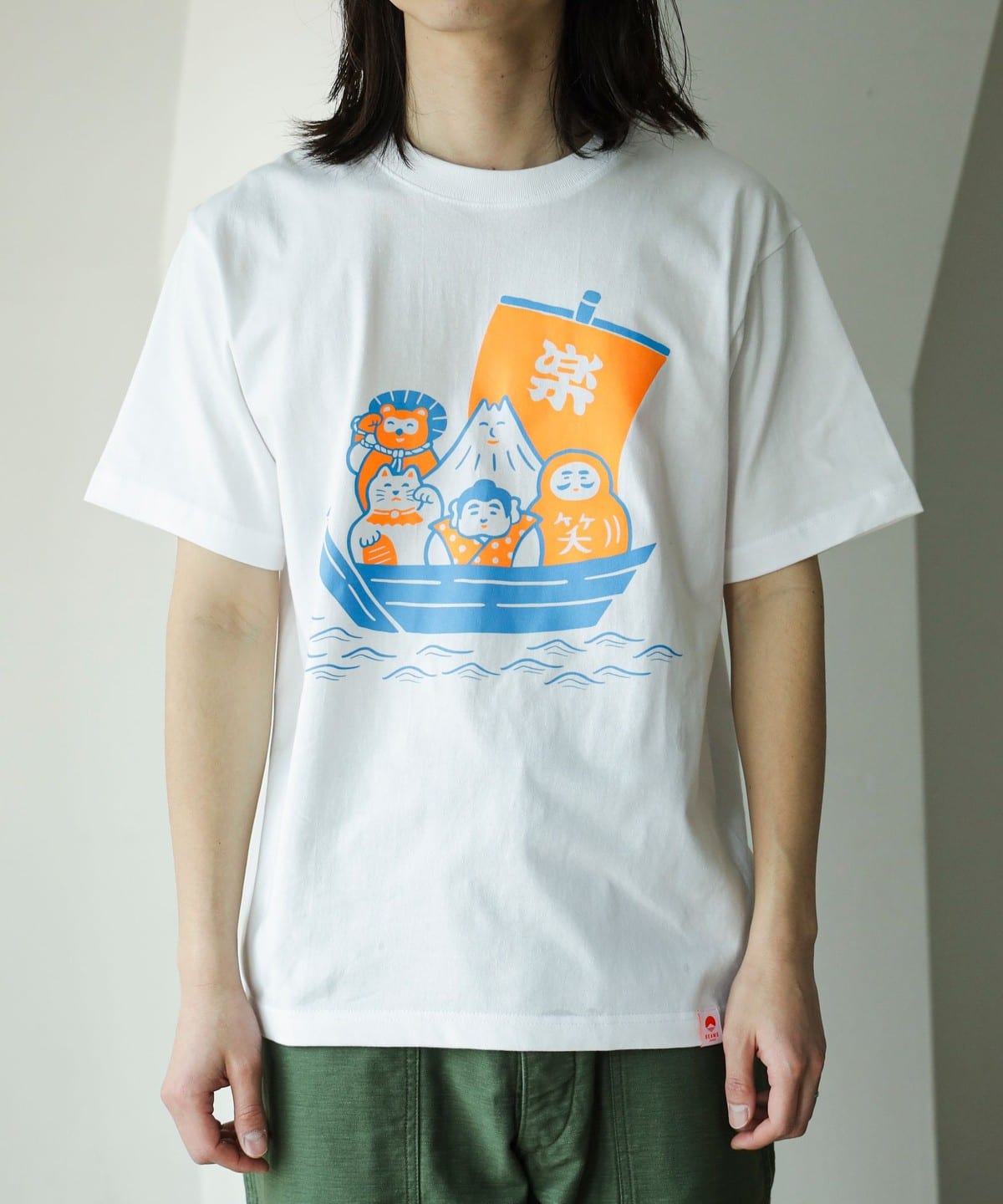 BEAMS JAPAN (BEAMS JAPAN) [Special order] NEW RETRO /Lucky Charm T